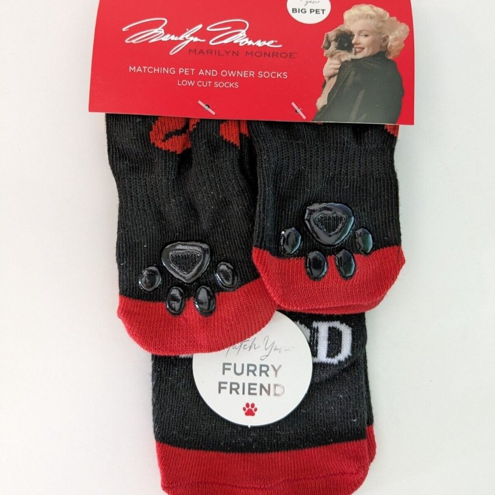 Marilyn Monroe Matching Pet & Owner Low Cut Socks New